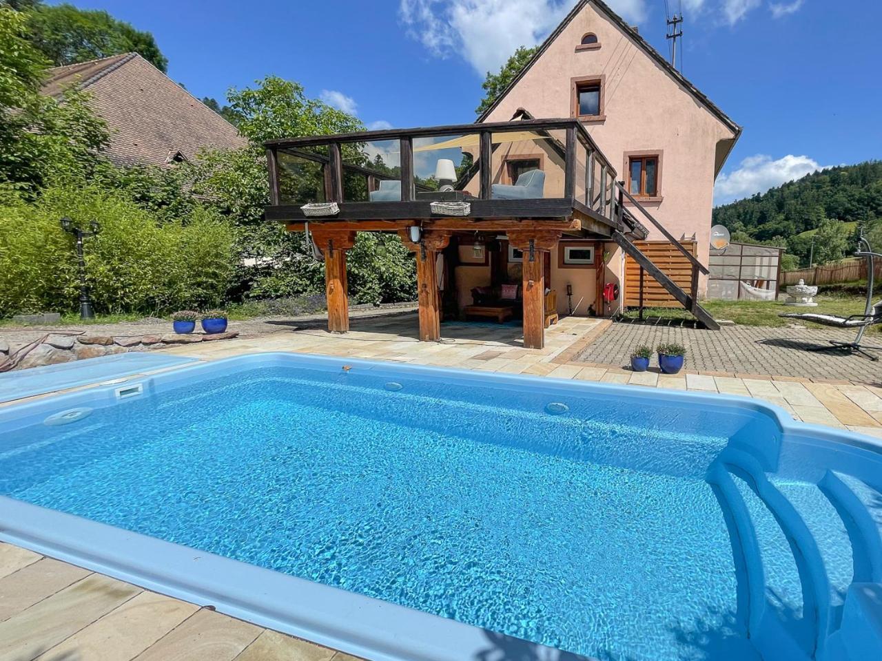 Ferienhaus Kappel Mit Pool フライブルク エクステリア 写真